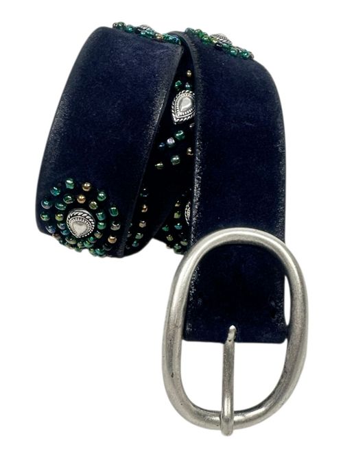 cintura donna blu con perle a fiore Puntovita & Arsenice | PV2607-SCAM INV295